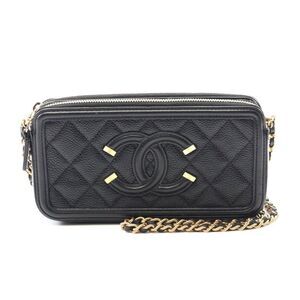 Pre Loved chanel Women black | black Crossbody Bags